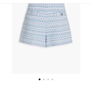 Sandro tweed shorts size 42 .